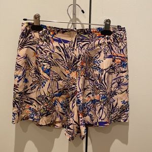 Yumi Kim Printed Silk Shorts